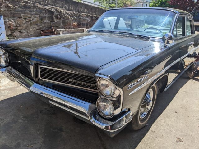 1963 pontiac " star chief" time capsule 4 dr black beauty
