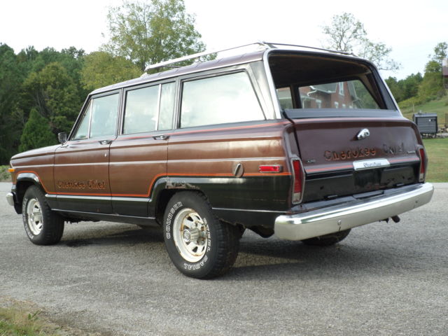 81 amc jeep grand cherokee chief s wagoneer 4x4 project parts rock crawler amx