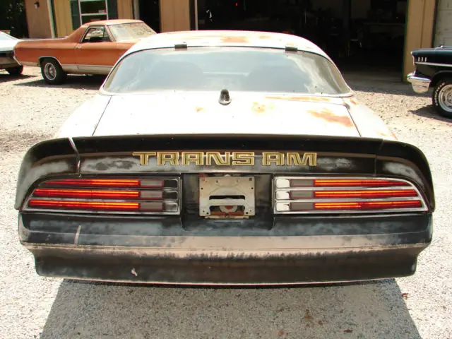 1978 smokey & bandit trans am firebird unrestored survivor barn find project