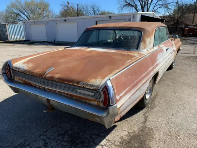 1962 pontiac gran prix solid texas project car 8 lug wheels bucket seats ac ps