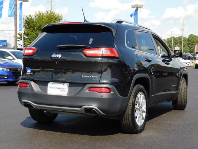 used 2015 jeep cherokee 4wd limited greenville, nc 27834 for sale in greenville, north carolina