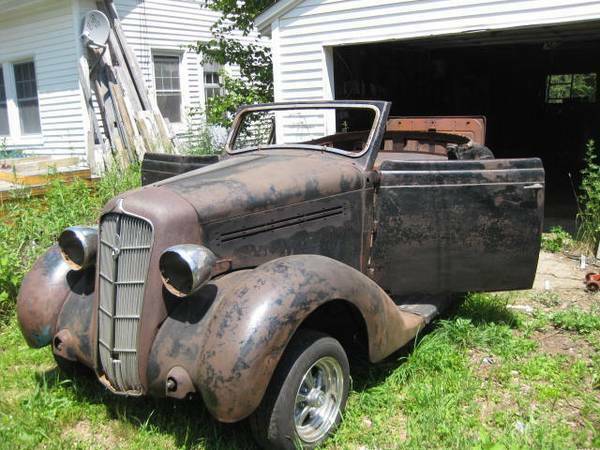1935 plymouth rumbleseat convertible ... to restore, customize, or rat rod
