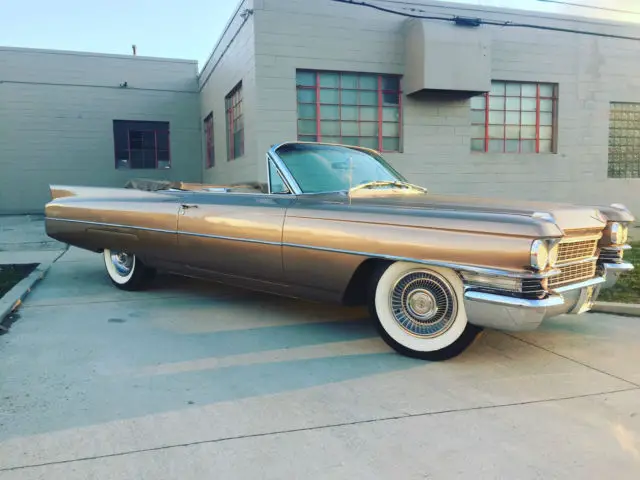1963 cadillac deville convertible sharp car rust free!! driver!!!
