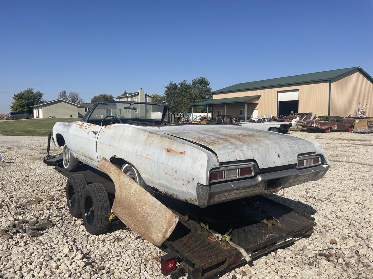 1967 chevrolet impala convertible grey