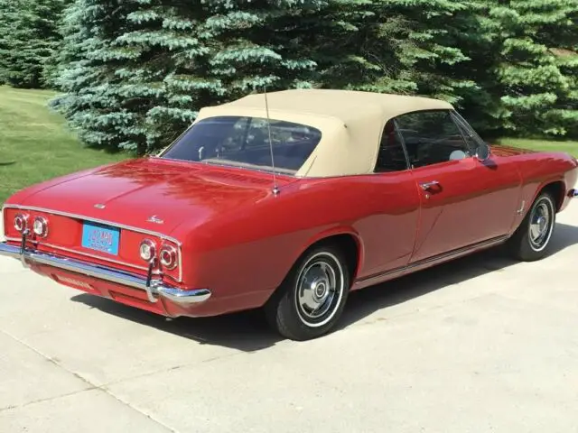 1965 corvair monza convertable, new complete restoration. 38000 original miles