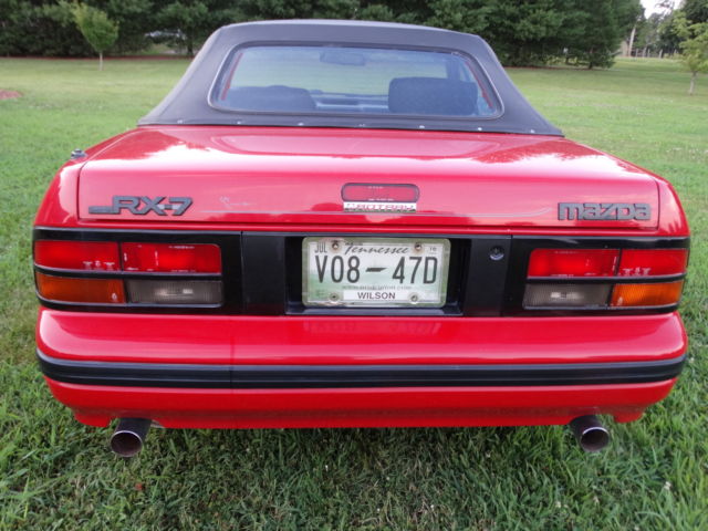 1988 mazda rx-7 convertible convertible 2-door 1.3l ***low miles***