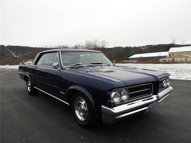 1964 pontiac gto no reserve 57k mile car phs matching. rust free. nocturne blue