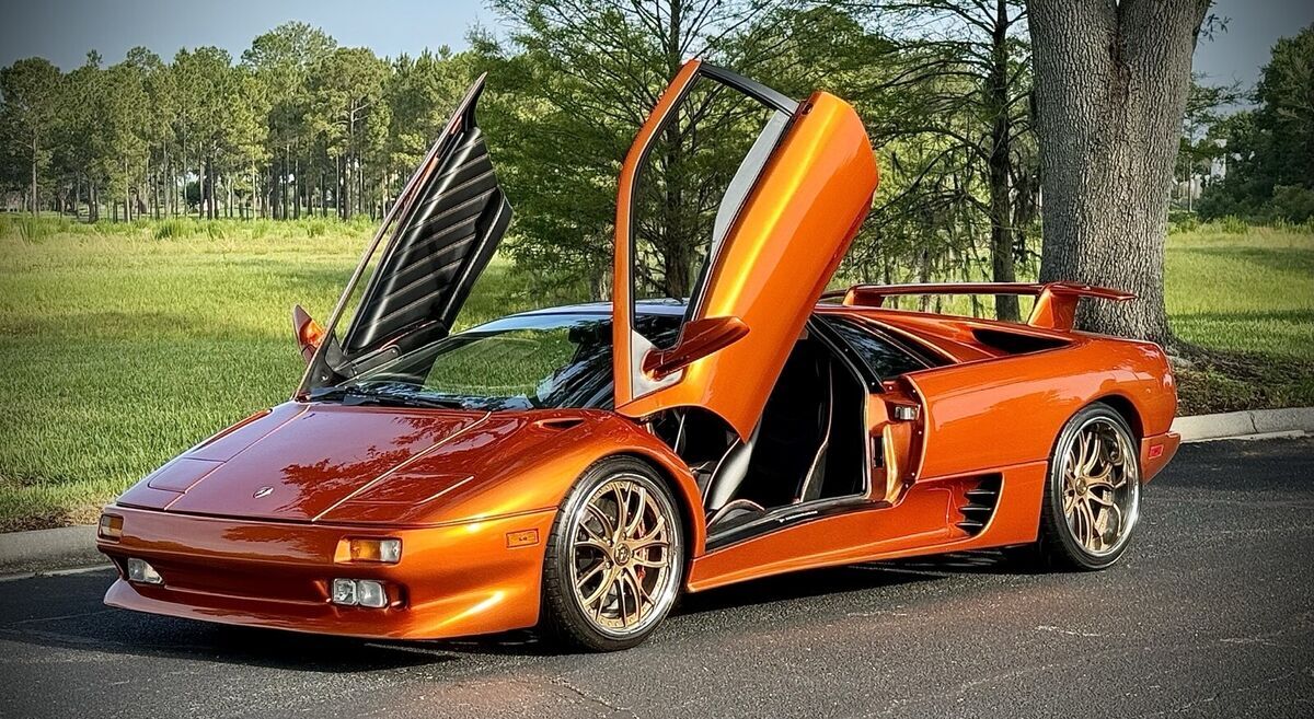 1992 lamborghini diablo orange
