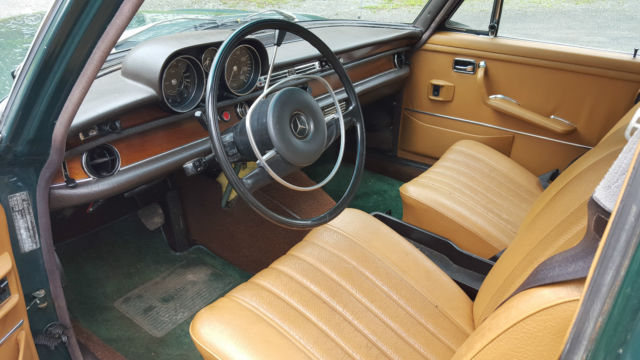 1969 mercedes 280sel 108.019 w108 sedan m130 a/c just out of storage runs drives