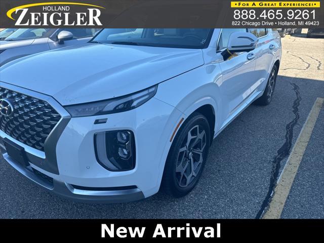 2021 hyundai palisade ultimate calligraphy with beige interior