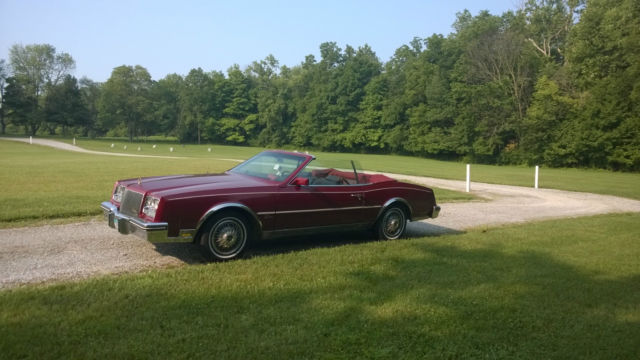 1984 buick riviera convertible solid sharp survivor /replaced 350 olds engine!!