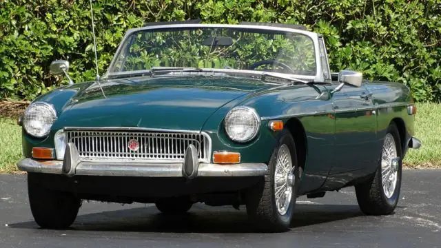 1970 mgb classic design split rear bumper chrome bumpers collectible british car