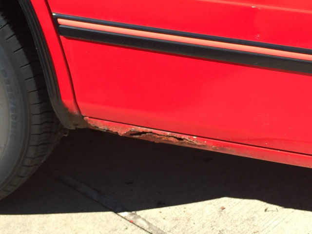 1991 chevrolet lumina with euro 3.1 v6 4 door red in color all original