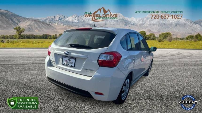 2016 subaru impreza 2.0i