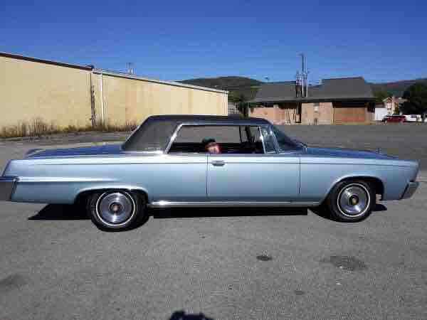 1965 chrysler imperial blue rwd automatic crown coupe