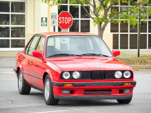 1991 bmw e30 318i sedan - 5spd manual - red - black
