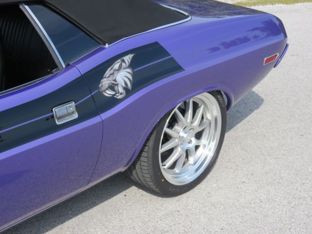 1971 dodge challenger convertible mr. norm's resto mod-hellcat-dse suspension