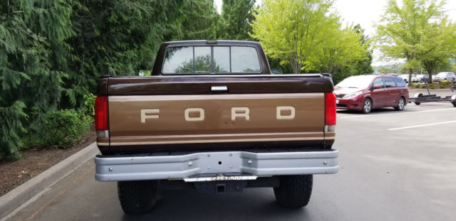 1990 ford f250 xl 4x4 460-v8 auto trans super clean ***solid truck***