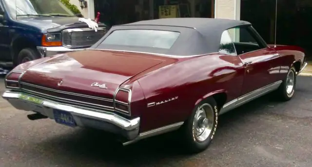 classic chevrolet chevelle convertible