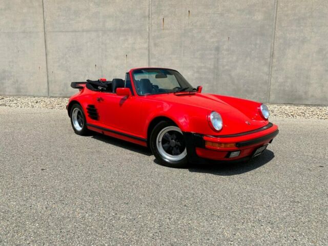 1988 porsche 911 carrera 22,716 miles red 3l na h6 single overhead cam (sohc) 1