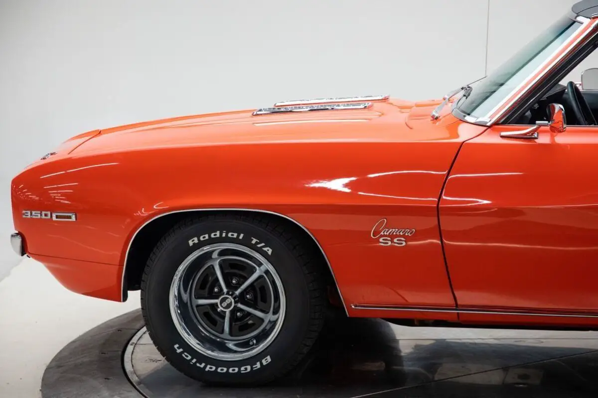 1969 chevrolet camaro rs/ss v8 5.7l automatic 3-speed coupe hugger orange