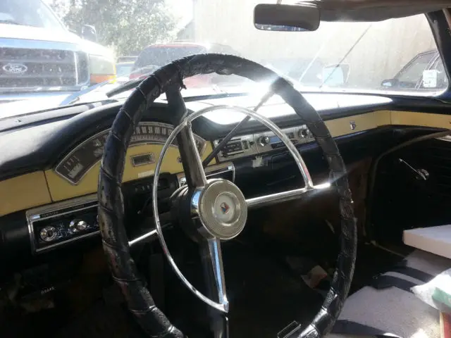 '57 ford fairlane 500, 4 door sedan, v8, auto, black/white 2 tone, runs well