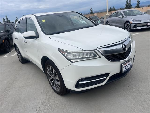 2016 acura mdx 3.5l acurawatch plus package