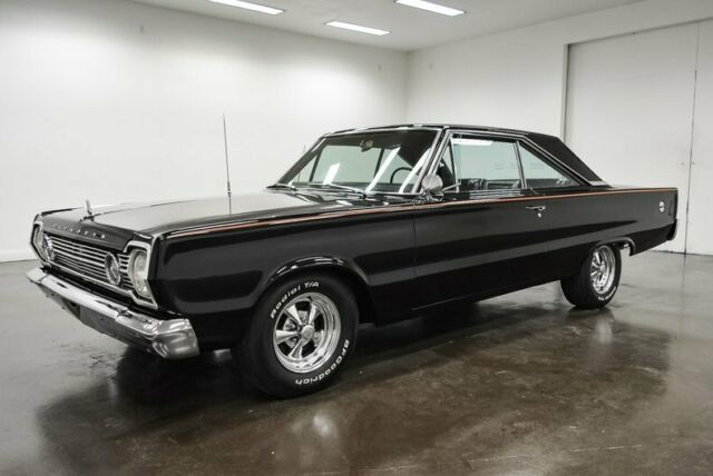 1966 plymouth satellite 67809 miles black coupe 5.7 hemi v8 automatic overdrive