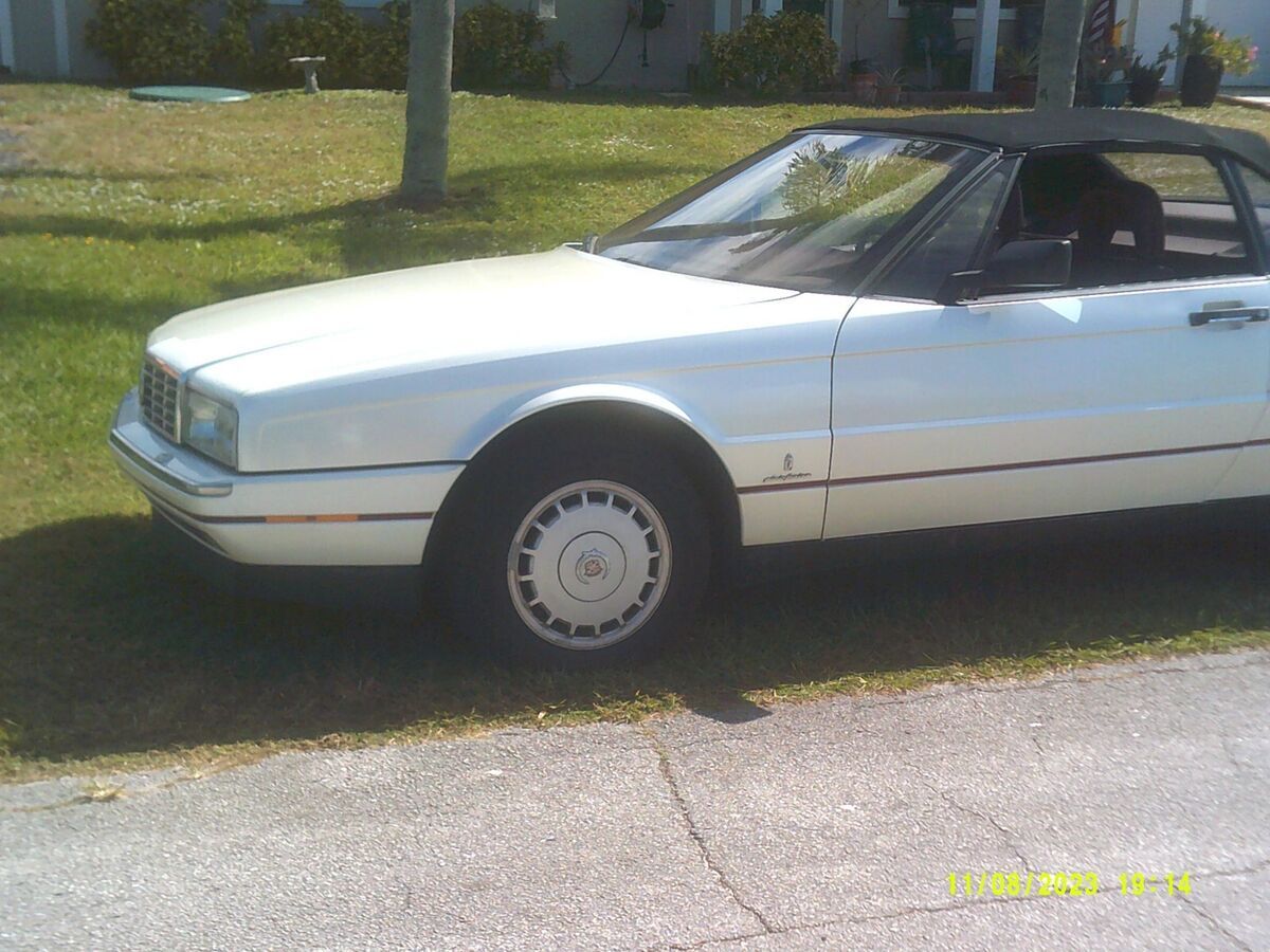1987 cadillac allante convertible, two seater 1987 4.1.liter v8