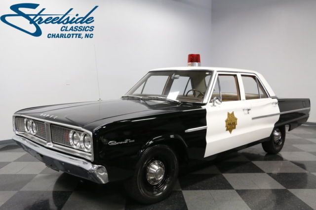 225ci slant, 904 3spd trans, pwr steer, fnctnl police light, attention grabber!