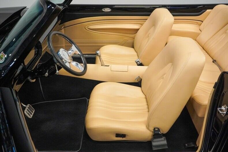 chevy v8 bored auto cope classic vintage collector black custom roadster