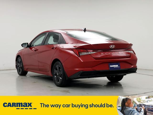 2022 hyundai elantra hev blue
