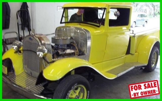 1930 ford pickup 350 v8 gas engine edelbrock carb auto trans frame off build