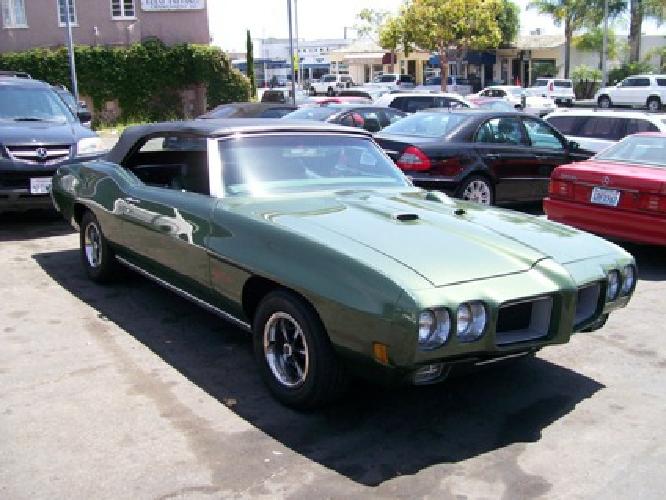obo 1970 pontiac gto convertible in irvine, ca