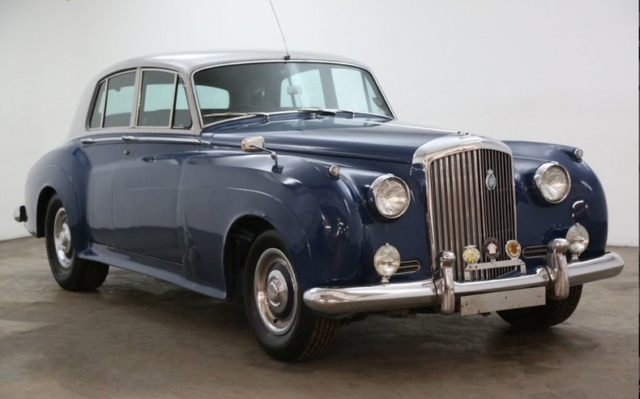 1961 bentley s2 129951 miles blue/silver sedan 8 cyl automatic