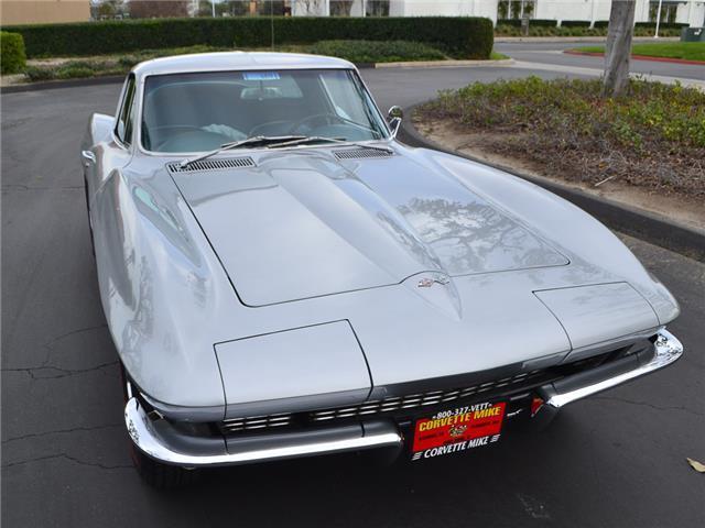 1967 chevrolet corvette coupe, silver pearl l79