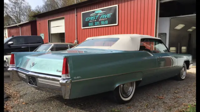 1969 cadillac deville convertible 49k miles, $84k frame off restoration