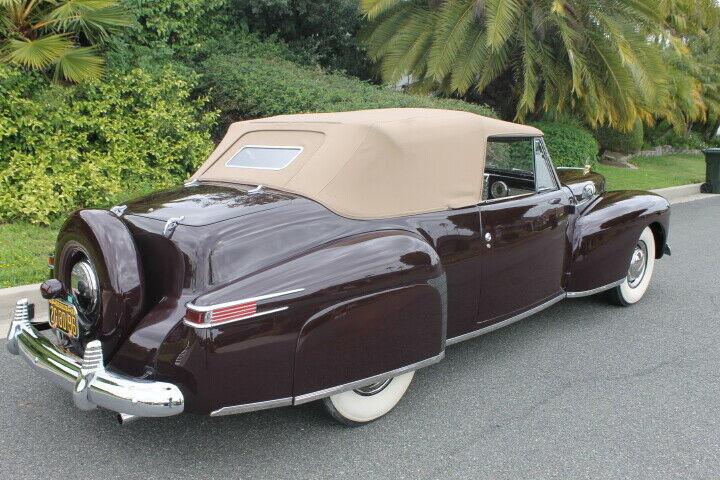1942 lincoln continental cabriolet v-12