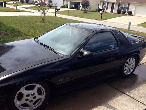 1989 mazda rx7 turbo ii swap project - black - goodies - coilovers - rtek ecu