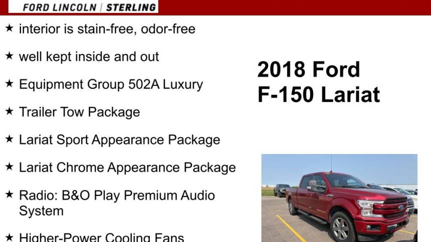 2018 ford f-150 lariat