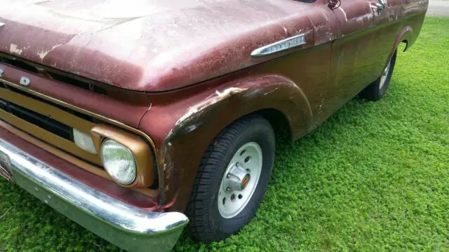 1962 ford f100 short whide bed unibody fomoco