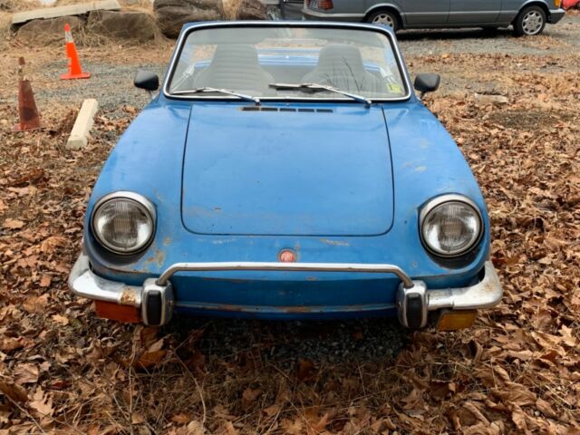 1972 fiat 850 sport spider convertible original non-running project no reserve