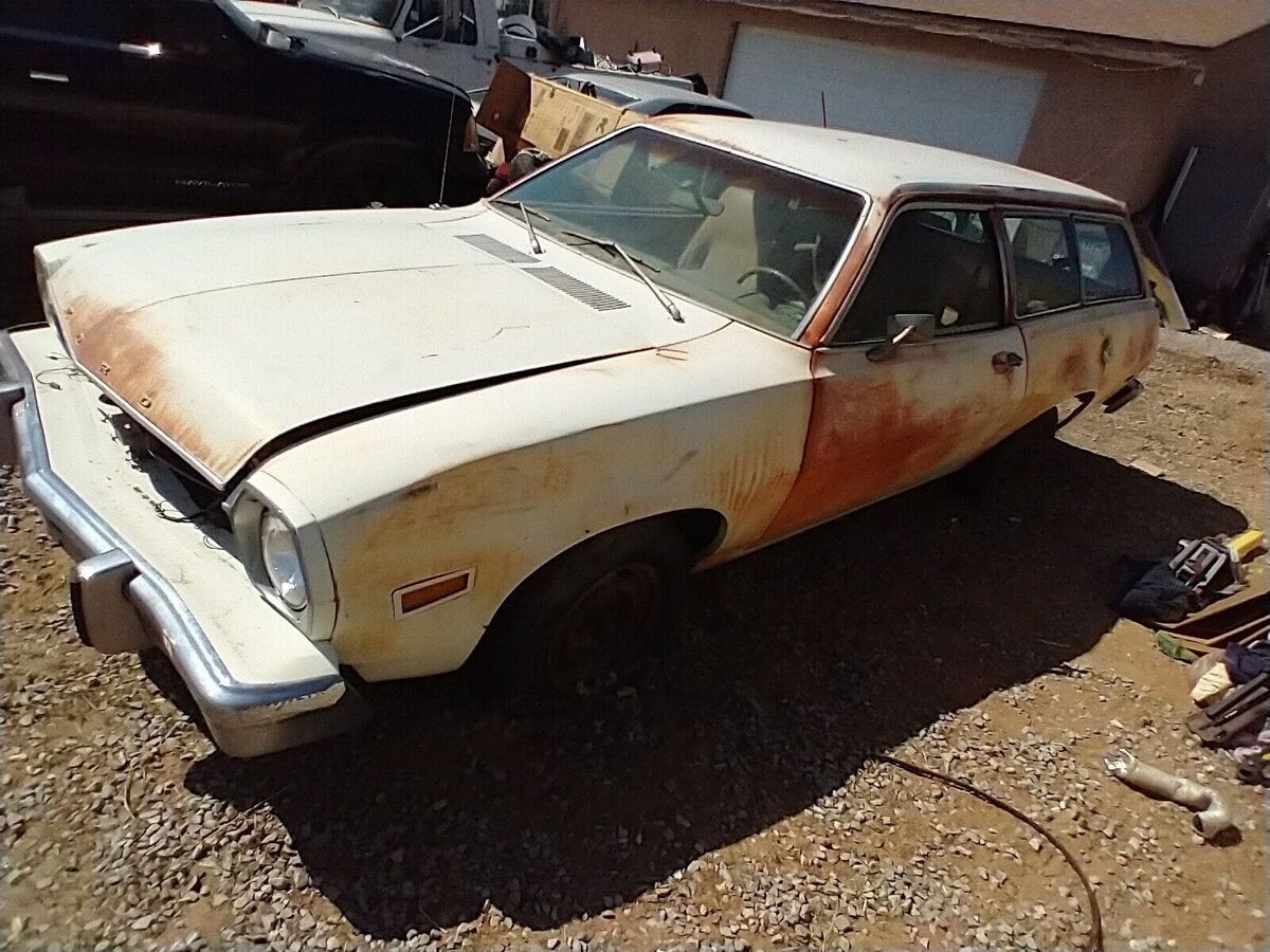 1980 ford pinto white gu