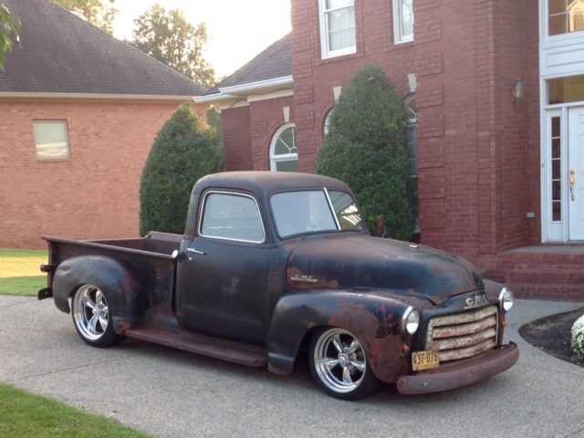 1949 gmc 100 chevrolet 3100 " new build patina hot rod"