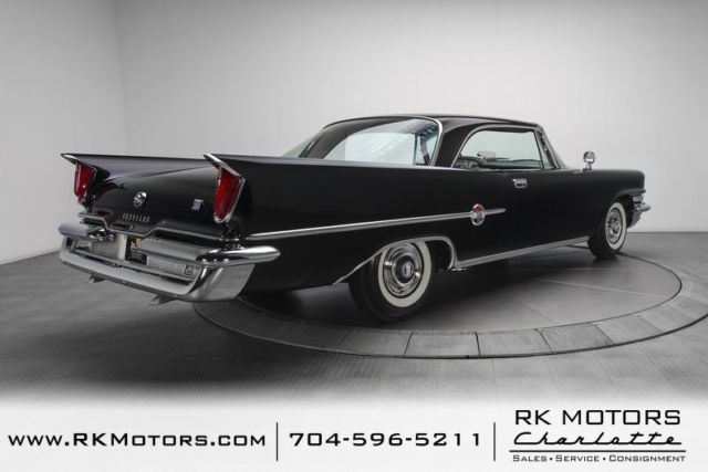 1959 chrysler 300e formal black hardtop 413 golden lion v8 3 speed automatic