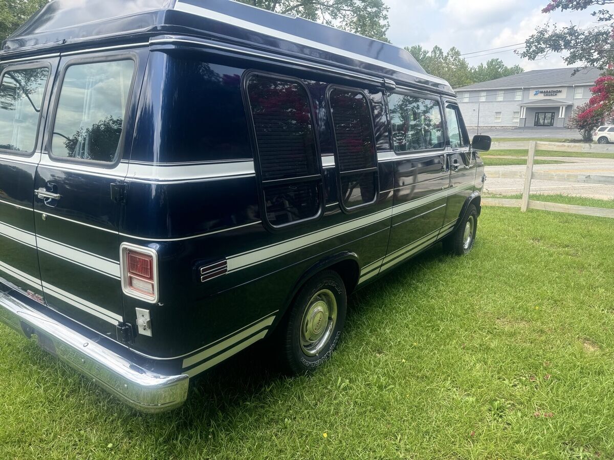 1984 gmc vandura van blue g2500