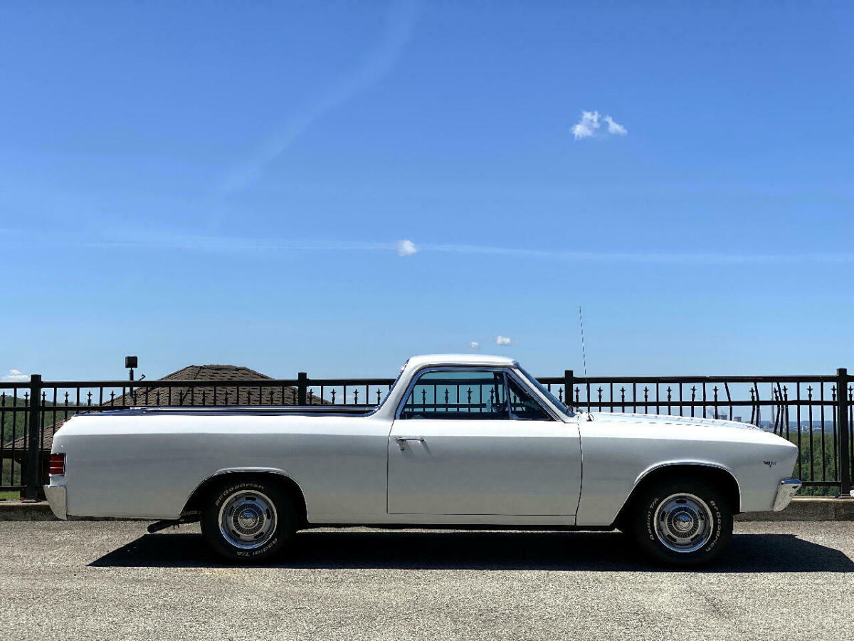 1967 chevrolet el camino 88852 miles white select automatic