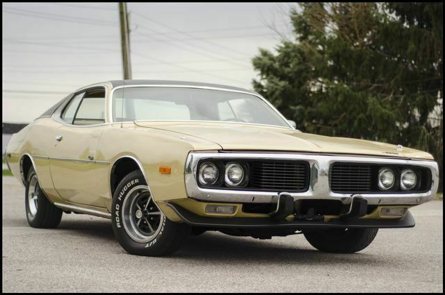 1973 dodge charger 44,128 miles beige
