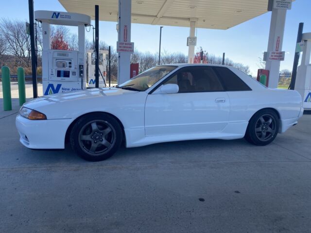 1992 nissan skyline gts-t type m rb20det turbo manual white 326 jdm rhd