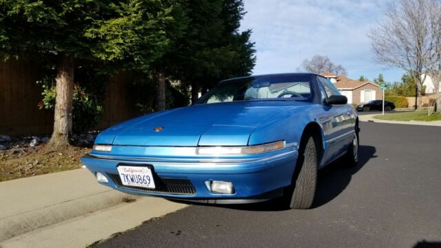 buick reatta - 1990 - maui blue - a/c upgraded to r134! no reserve!